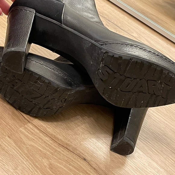Stuart Weitzman Leather Heeled Boots - Picture 6 of 7